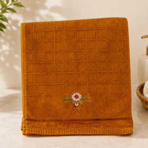 Grihaansh Premium Hand Towel (Golden Brown)